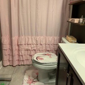 Bathroom Shower Curtain, Rugs, Accessories